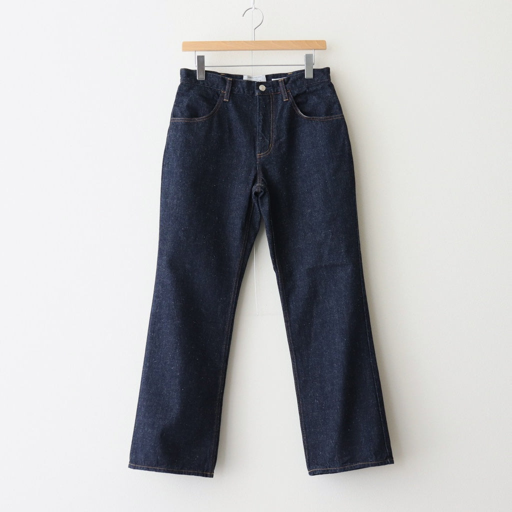 DENIM PANTS WIDE FLARE #indigo [24-BR]