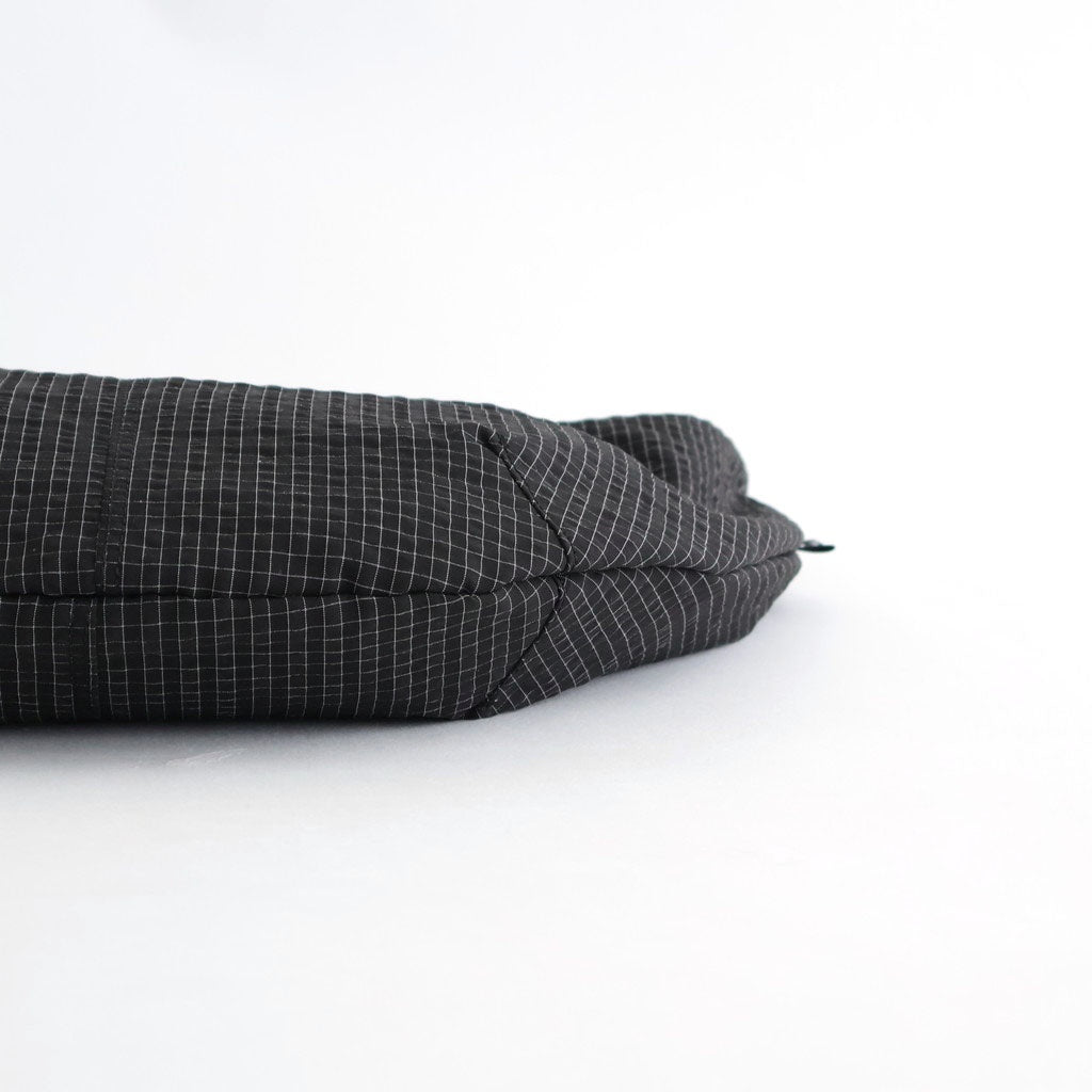 エステルグリッドチェック ショルダーバッグ #BLACK [HQ-K202-051]