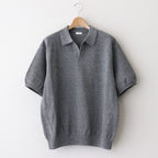 Moss Stitch Polo #D.Gray [2501-011]
