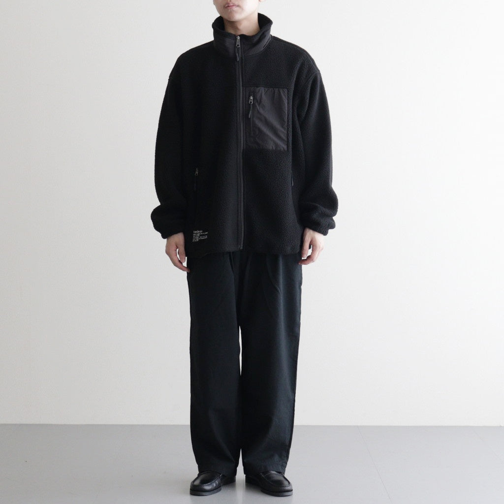 HEAVY FLEECE ZIP-UP JACKET #BLACK [FSC253-30191] – ciacura