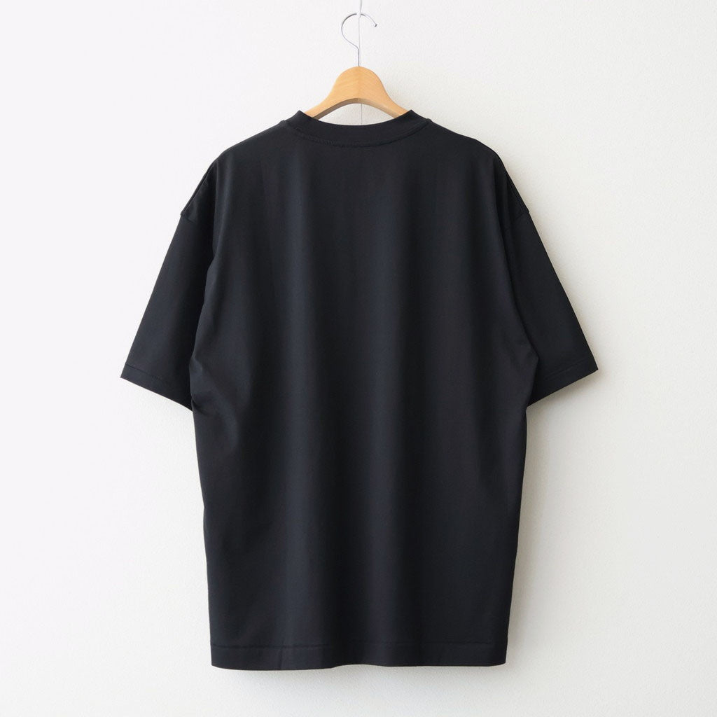 SUVIN 60/2 OVERSIZED T-SHIRT #BLACK [KKAGLM0015]