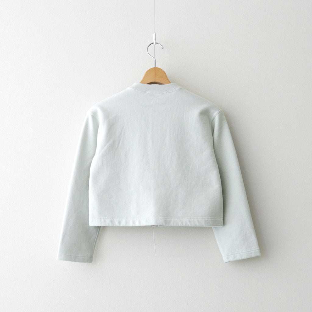 SMOOTH SOFT BD SWEAT CARDIGAN #PALE MINT [A26SC06TU] - ciacura