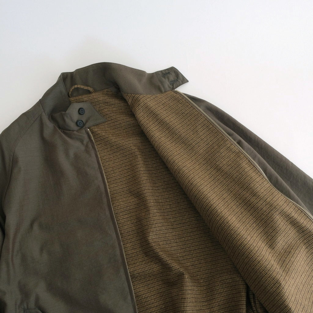 Wool Nylon Reversible Harrington Jacket #OLIVE [YK25FW01058B]
