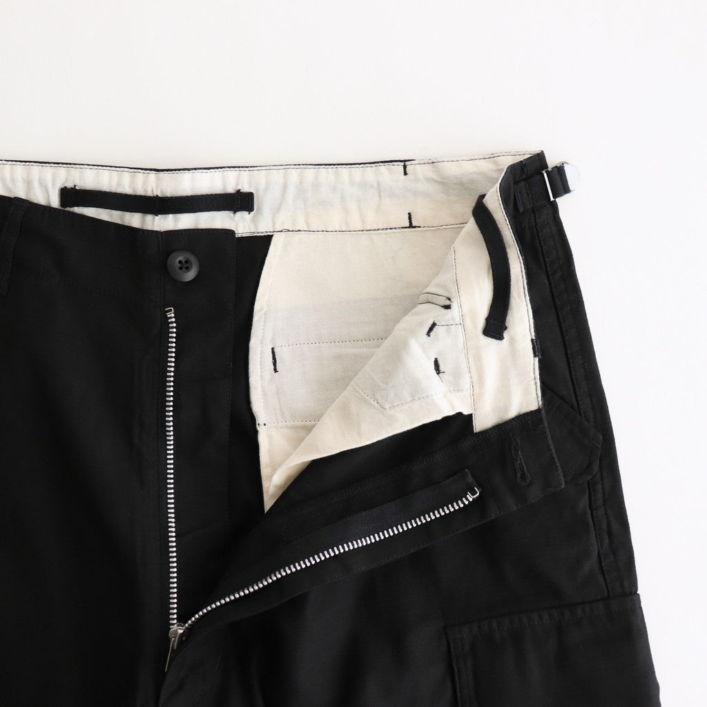 BACK SATEEN FIELD PANTS #BLACK [FSC251-40137]