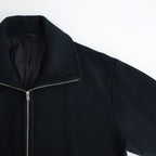 Melton Stand Collar Zip Blouson #BLACK [YK25FW01034B]
