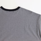 Narrow Border L/S Tee #NAVY×WHITE [GU251-70117B]