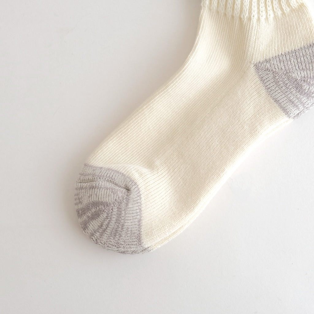 COARSE RIBBED OLDSCHOOL CREW SOCKS #D.GREEN [R1255-SS26]