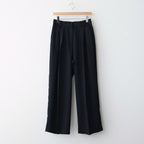 Tuck Wide Trousers #BLK [12610714]