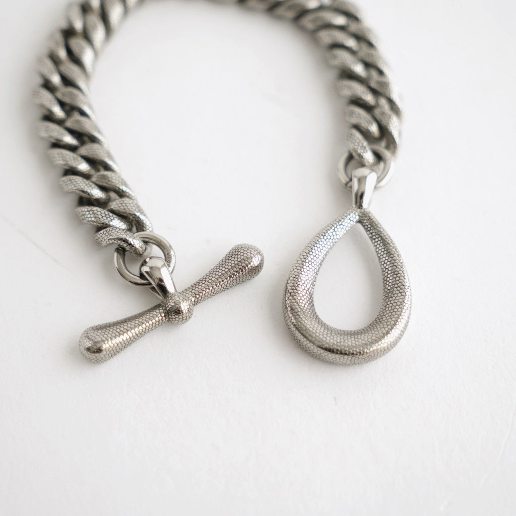 T BAR CHAIN BRACELET #SILVER [26331010]