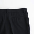 LIGHT WOOL MAX GABARDINE SLACKS #TOP BLACK [A26AP05MG]