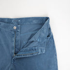 GARMENT-DYED FINX CORDUROY 5P WIDE PANTS #DUSTY BLUE [A26AP01FX]