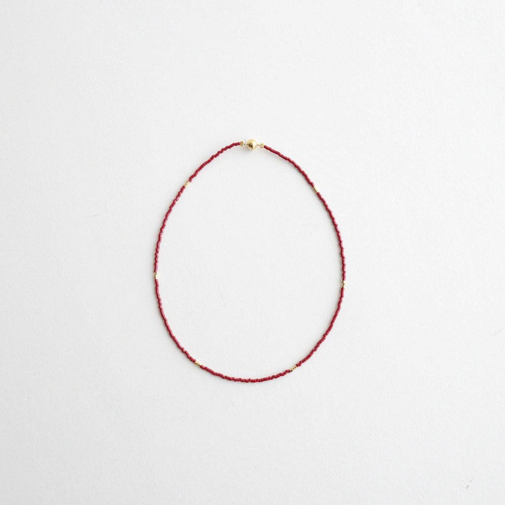 Thin Beads Choker #RED [12610904]