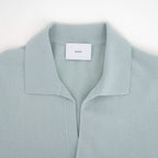 EXTRA FINE WOOL KNIT SKIPPER #SAX [ST.1636]