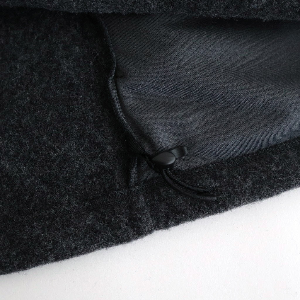 Wool Fleece Half Zip Pullover #CHARCOAL [YK25FW01090B]
