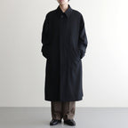 LIGHT WOOL MAX GABARDINE COAT #TOP BLACK [A26SC01MG]