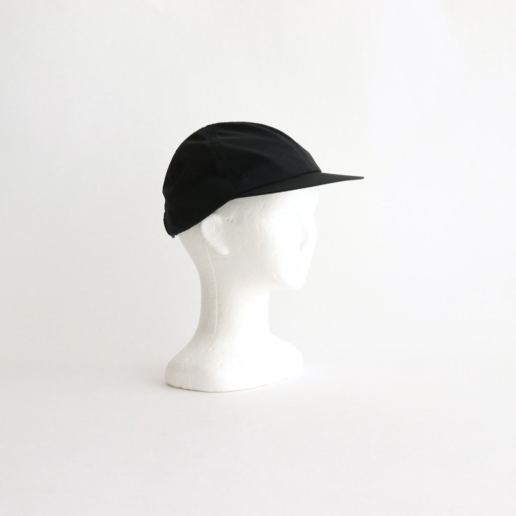 COOLMAX SUCKER LITTLE BRIM CAP #BLACK [NO.27224-A]
