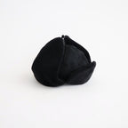 DRY WOOL BOMBER CAP #BLACK [NO.301382]