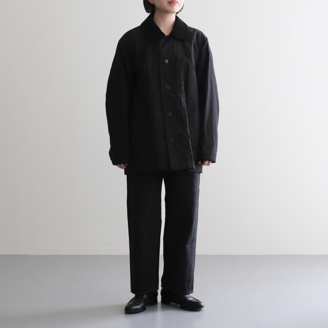 Short Overcoat Oiled #BLACK(OILED) [43052506] – ciacura