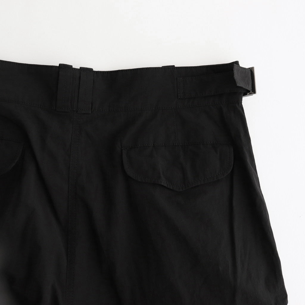 ORGANIC COTTON WEATHER M-47 CARGO PANTS #BLACK [PRAGGM0114]