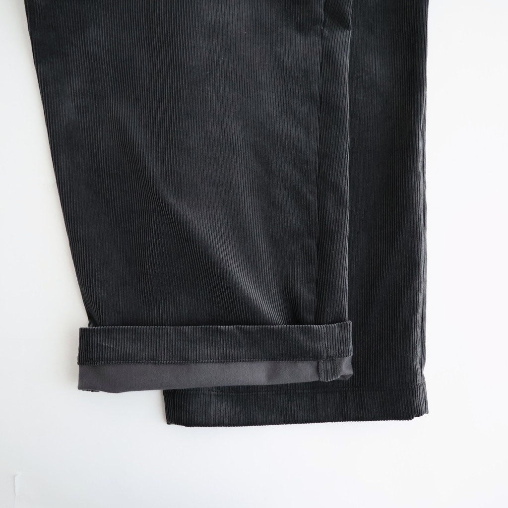 Suvin Corduroy Wide Straight Trousers #GRAY [GU263-40213B]