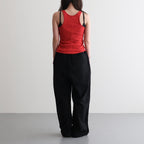 Gauze Teleco Tank Top #RED [I26SS-CUT1]