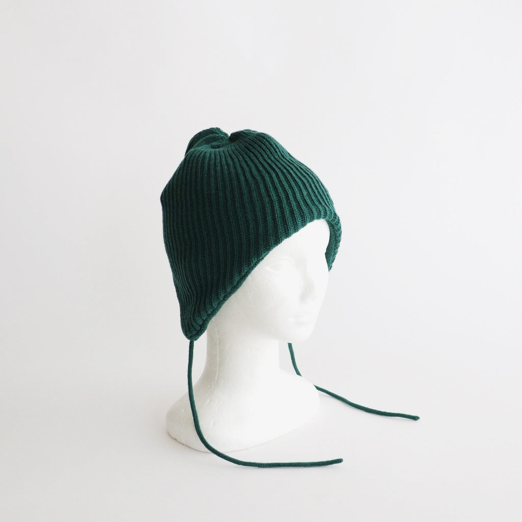 EAR FLAP BEANIE #D.GREEN [R5115-AW25]