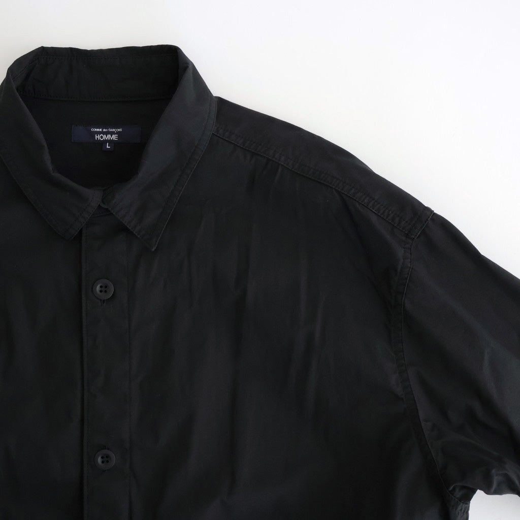 綿ウェザー 製品洗シャツジャケット #BLACK [HP-B024-051]