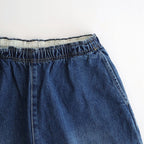 CORPORATE DENIM EASY PANTS #DARK WASH [FSC261-40209FB]