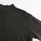 SUPER HIGH GAUGE SWEAT HALF ZIP P/O #DARK BROWN [A25AP03CU]