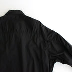 Garment Dyed Typewriter Fatigue Shirt #BLACK [GM251-50091B]