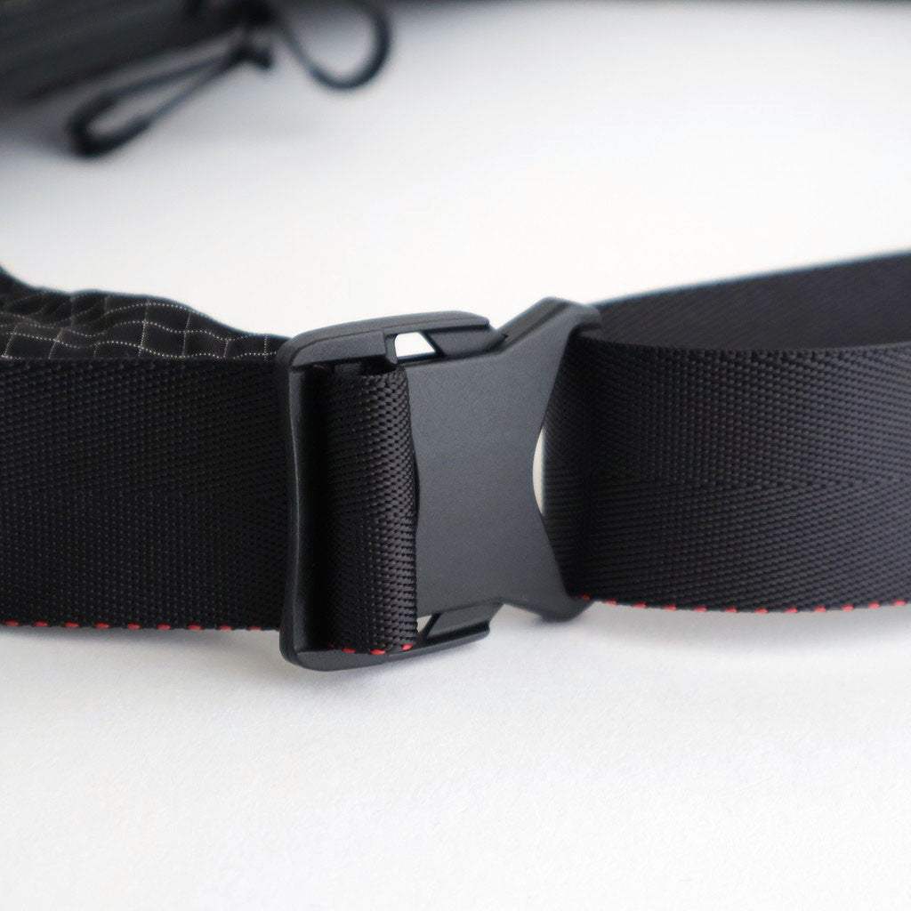 エステルグリッドチェック ショルダーバッグ #BLACK [HQ-K202-051]