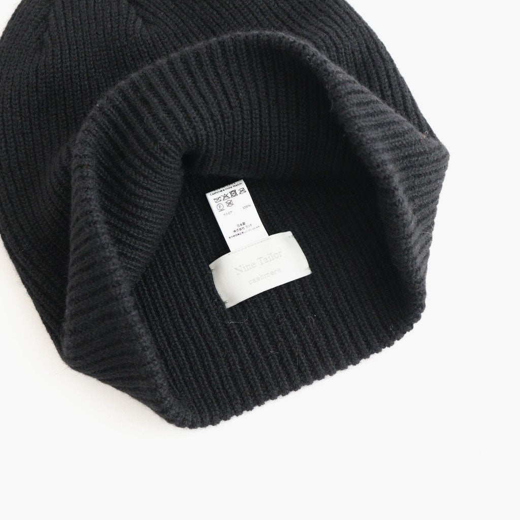 Cashmere Hole Watch #Black [N-1751]