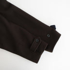 Melton Big Balmaccan Coat #BROWN [YK25FW01033C]