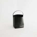 LEATHER TOTE BAG MADE BY AETA #BLACK [A26SB08AE]