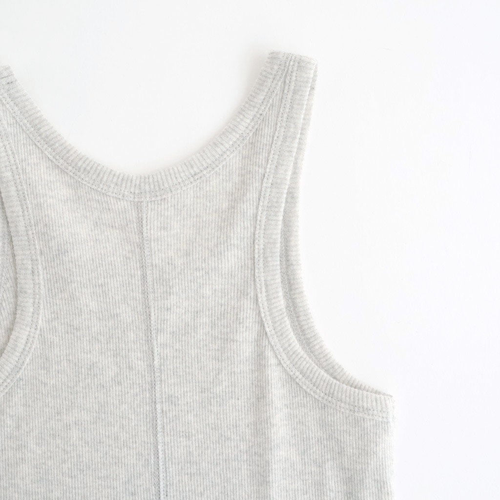 Gauze Teleco Tank Top #LT.GREY [I26SS-CUT1]