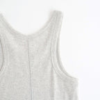 Gauze Teleco Tank Top #LT.GREY [I26SS-CUT1]