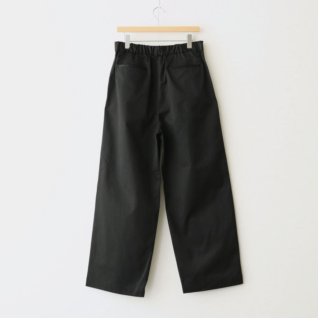Westpoint Chino Wide Straight Trousers #BLACK [GM263-40165B]