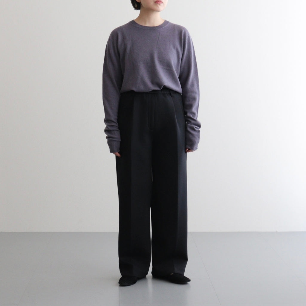 Wool Cashmere Seamless Knit #S/BLU [12520538]