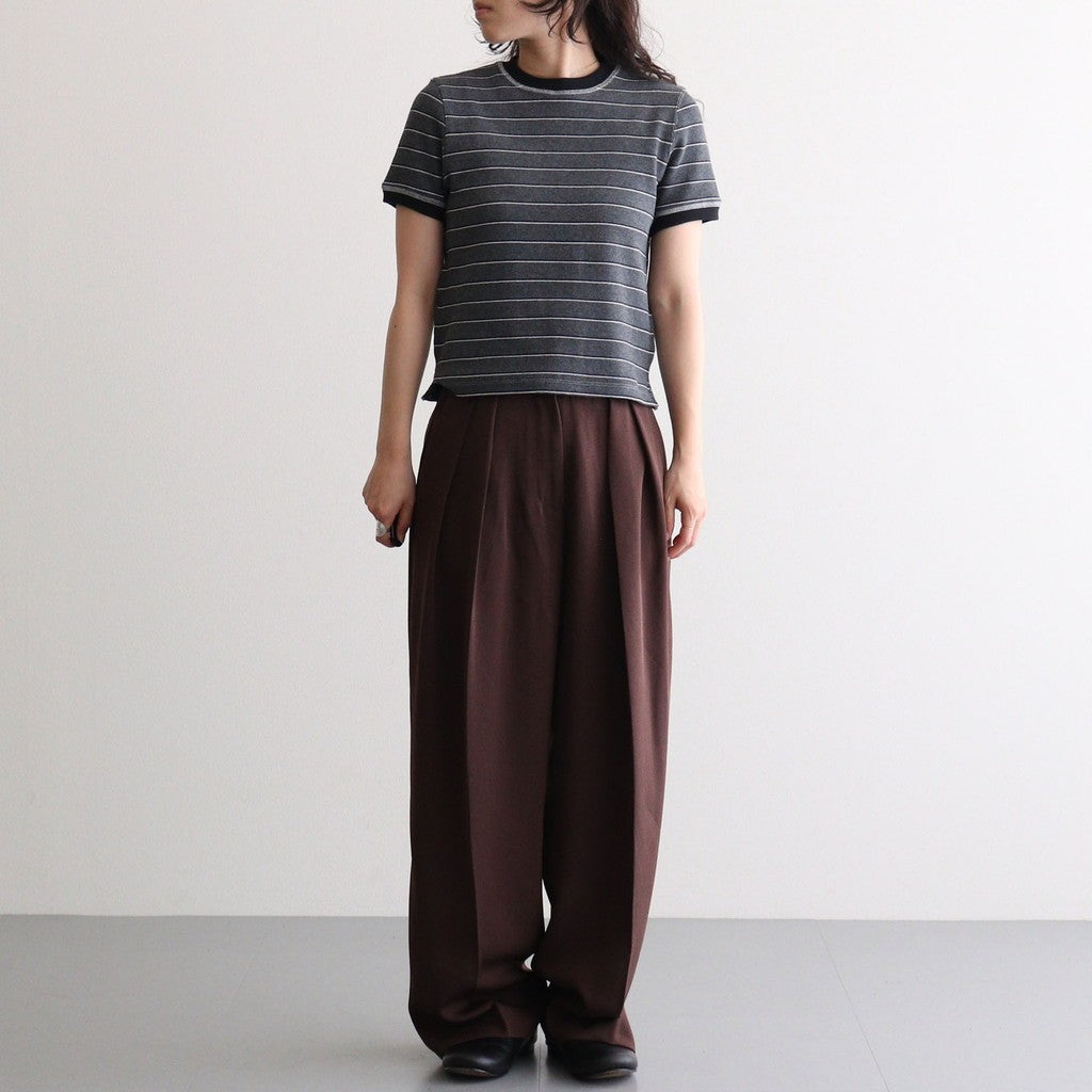 Border Ringer Tee #C/GRY [12610619]