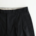 ウールエステルヘリンボーントラウザーズ #BLACK [HP-P001-051]