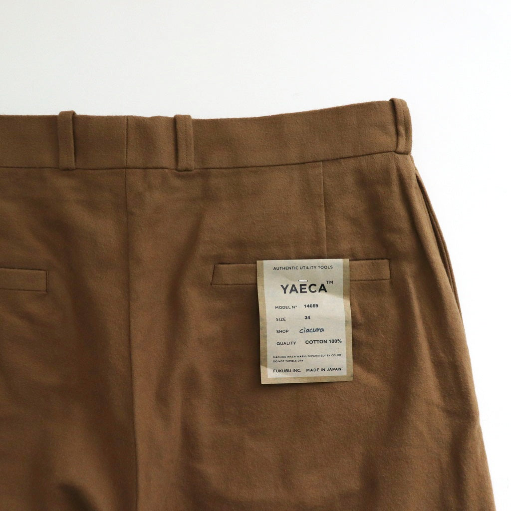 CHINO CLOTH PANTS STRAIGHT #l.brown 起毛 [14659]