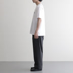 Melange Herringbone Pleated Wide Trousers #GRAY [GM261-40332]