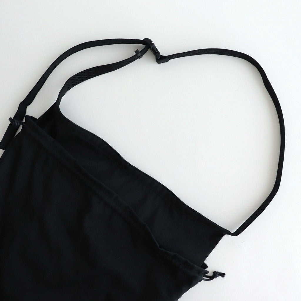 TAS BIG RED CROSS APRON BAG #BLACK [K031]