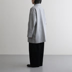 メルトンBigハーフコート #GRAY [D225-C548]