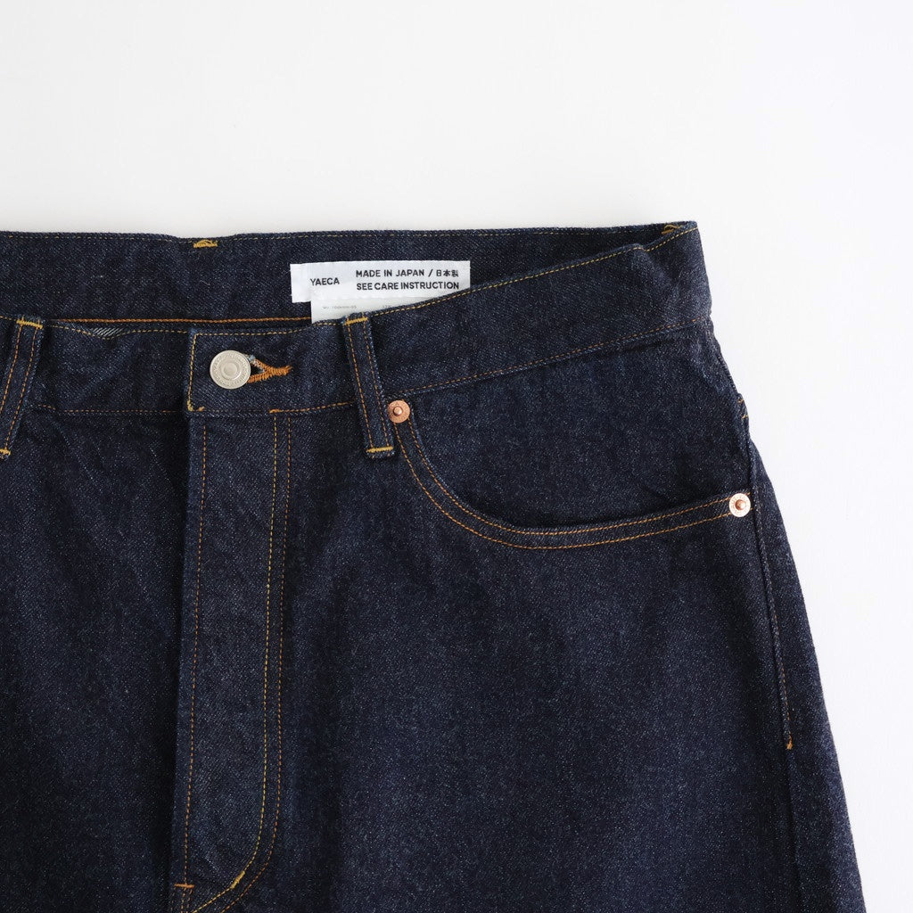 DENIM PANTS - WIDE TAPERED #indigo [10-13W]