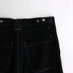 3PLEATED WIDE-LEG TROUSERS #CARBON BLACK [YK25SS0908P]