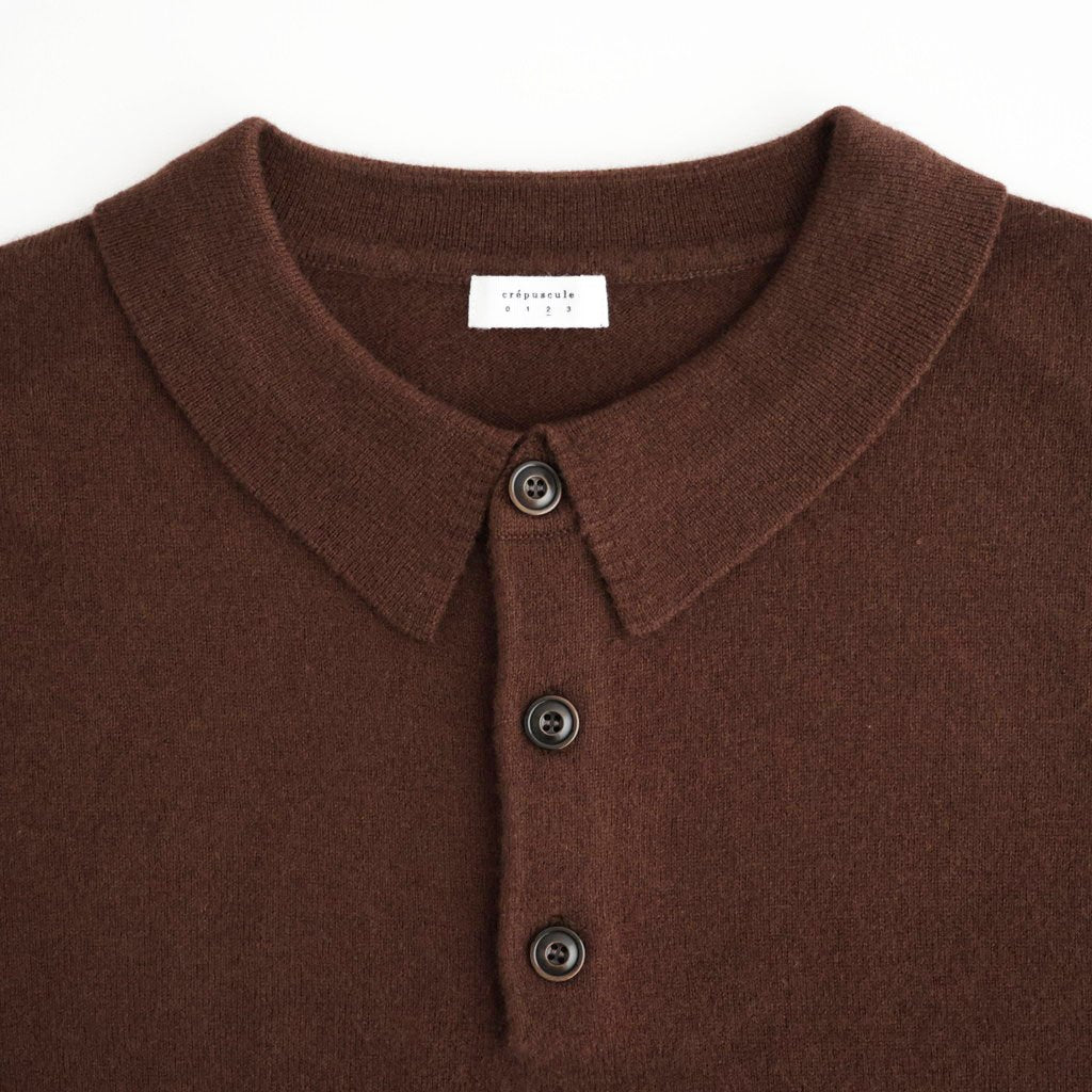L/S Polo #BROWN [2603-010]