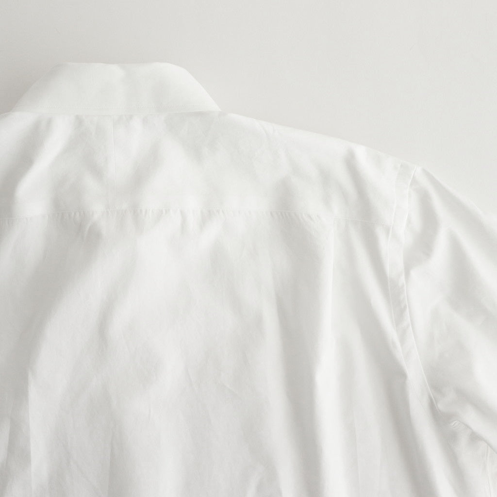 WASHED FINX TWILL SHIRT #WHITE [A25SS01TN]