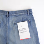 Selvage Denim Two Tuck Pants #INDIGO_LIGHT FADE [GU261-40061LB]