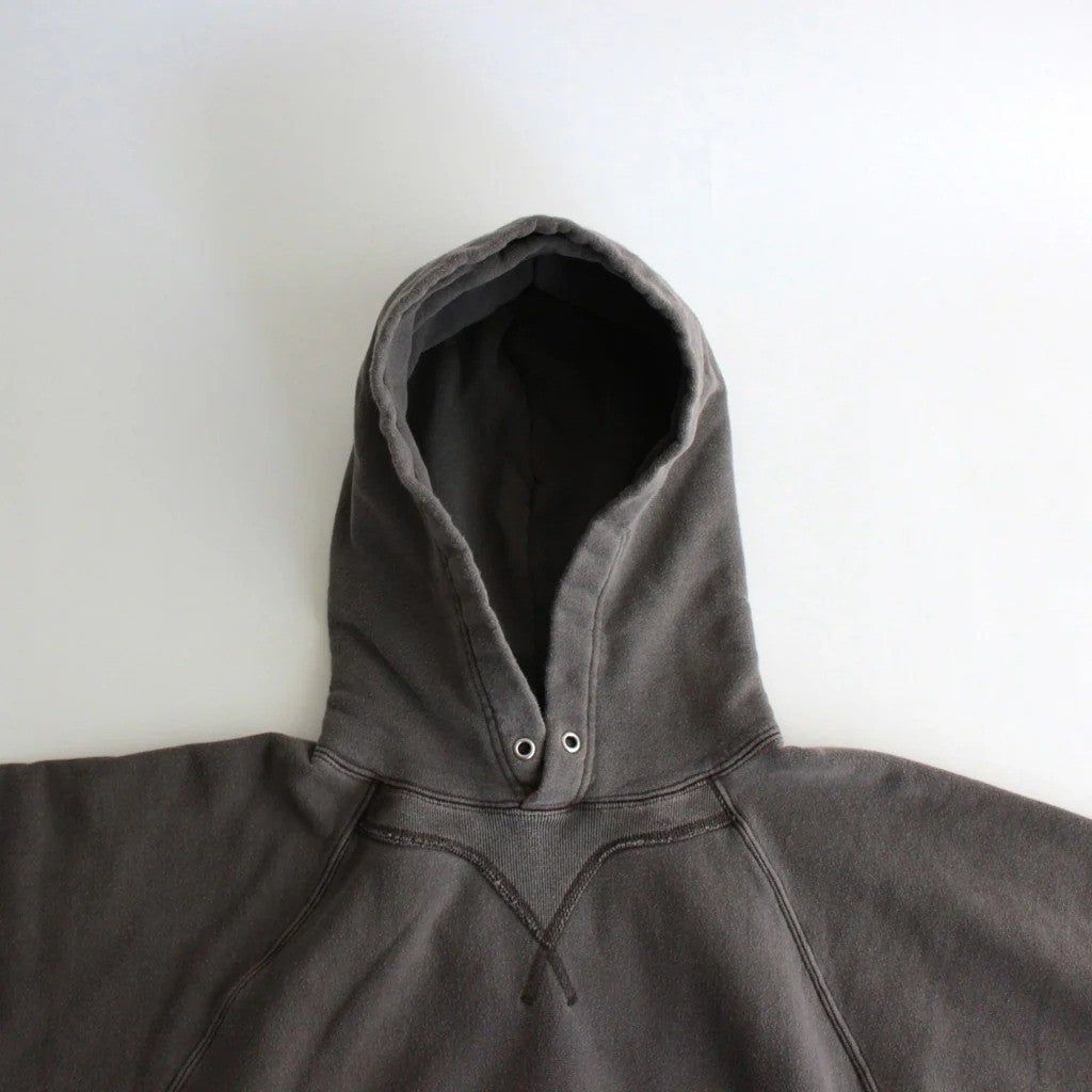 PIGMENT DYE HOODIE #DARK PURPLE [2541000904]